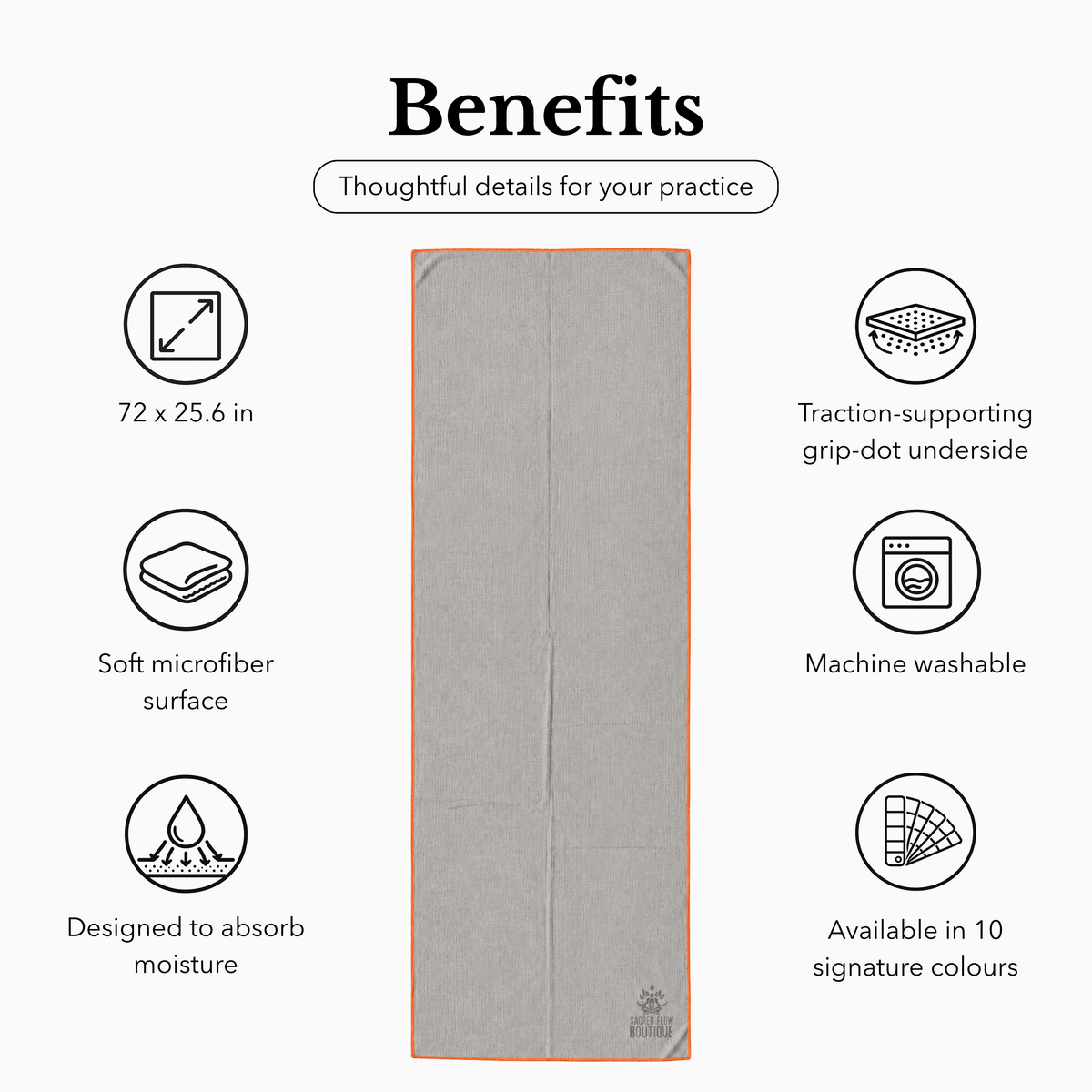 Flow Yoga Mat Towel