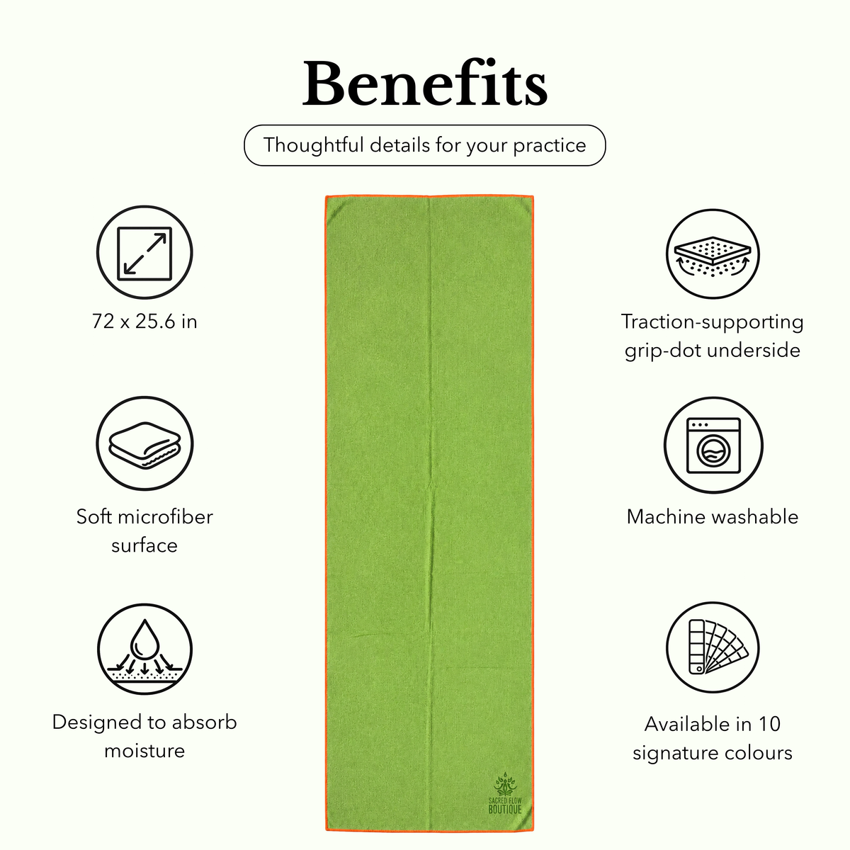 Flow Yoga Mat Towel