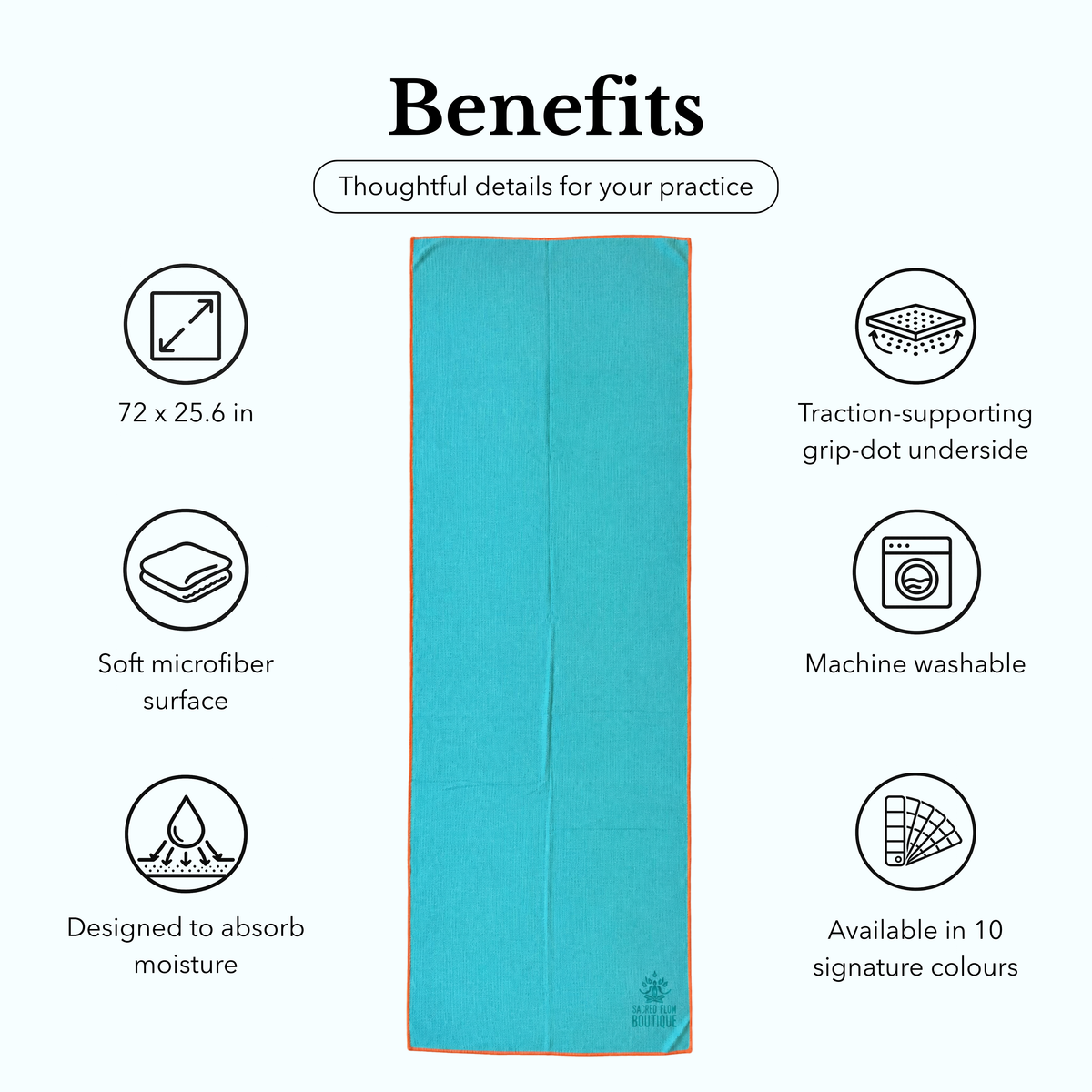 Flow Yoga Mat Towel