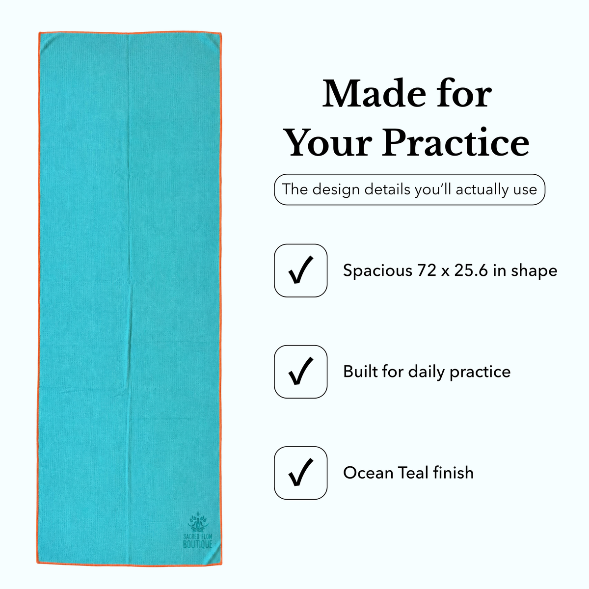 Flow Yoga Mat Towel