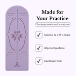 PU Arched Yoga Mat 30