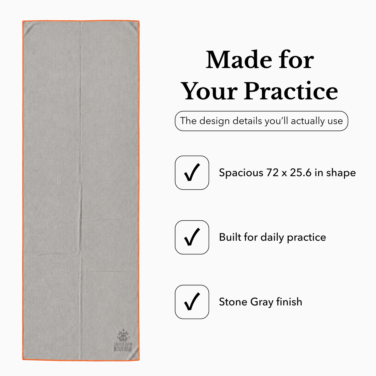 Flow Yoga Mat Towel