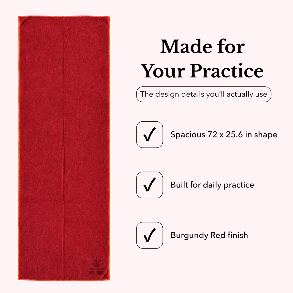 Flow Yoga Mat Towel