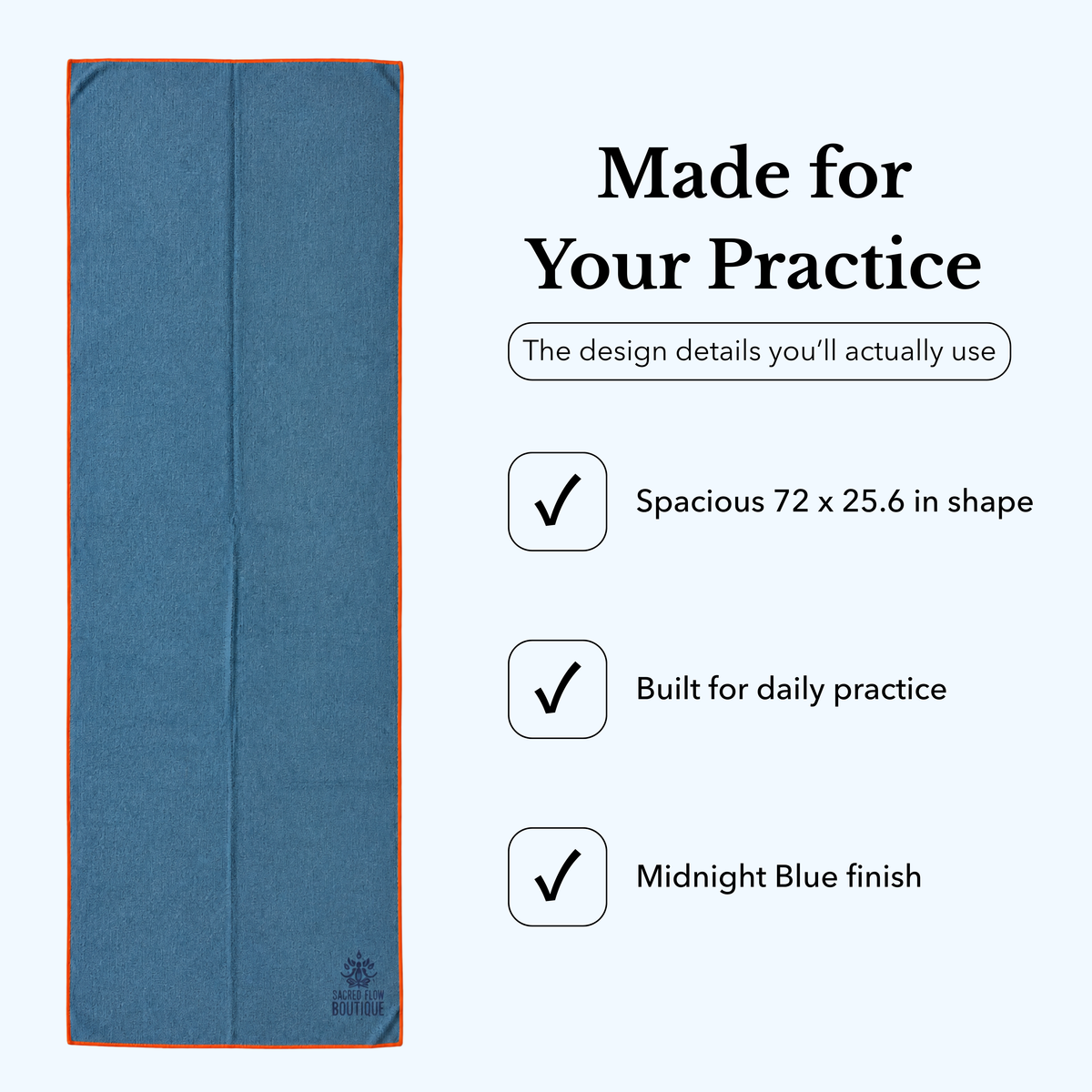 Flow Yoga Mat Towel