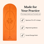 PU Arched Yoga Mat 52
