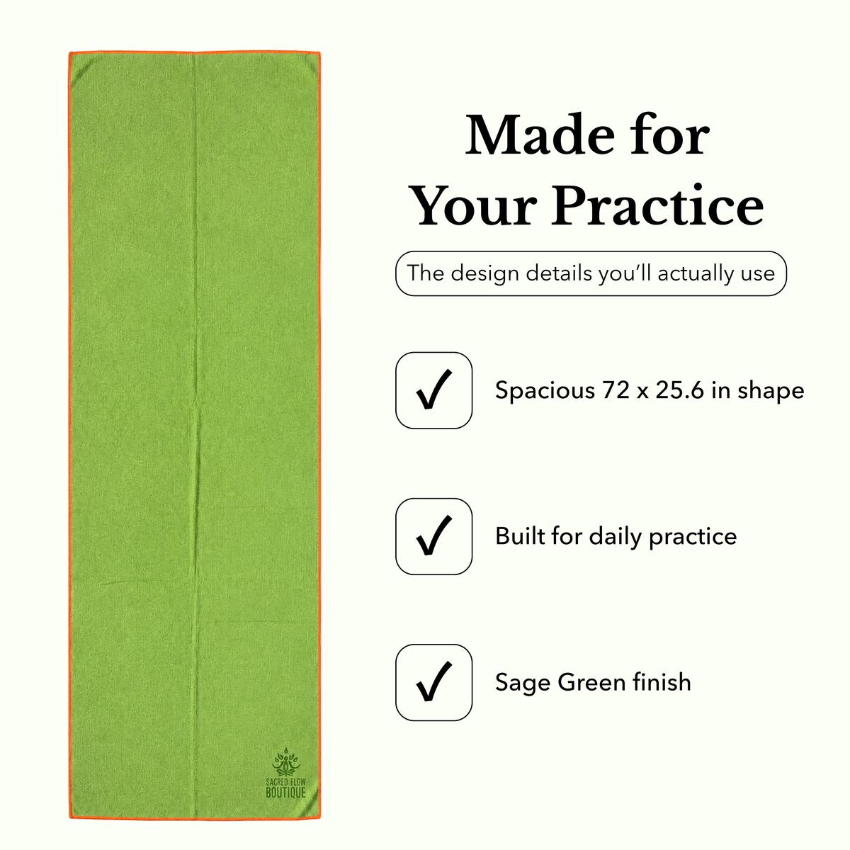 Flow Yoga Mat Towel