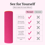 Flow Yoga Mat Towel 63