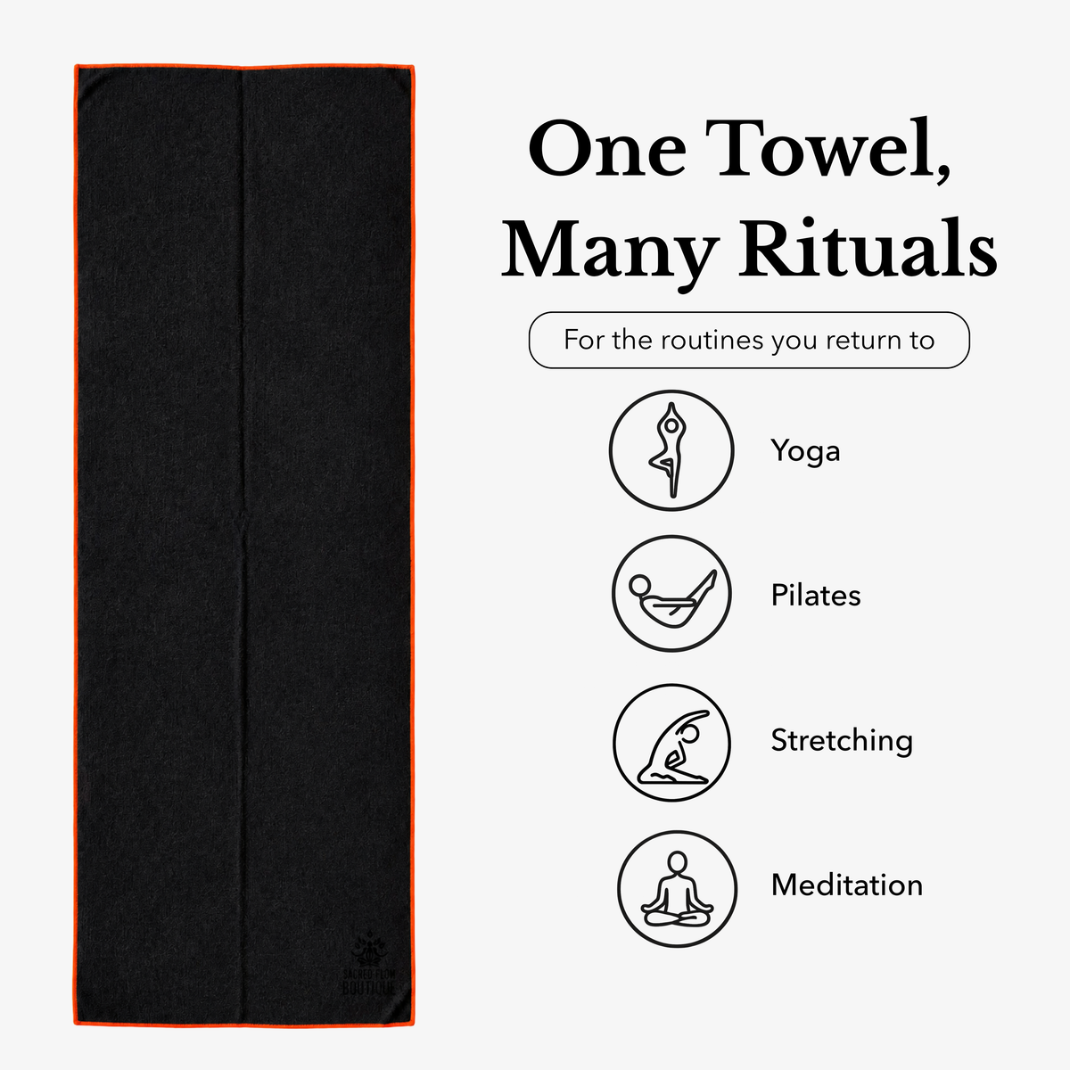 Flow Yoga Mat Towel