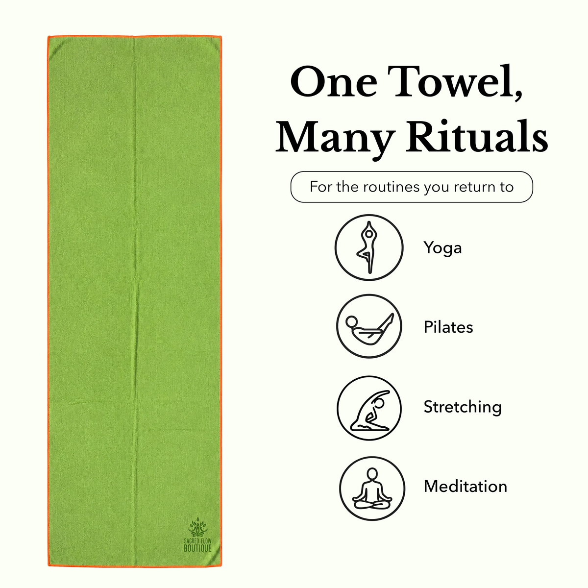 Flow Yoga Mat Towel