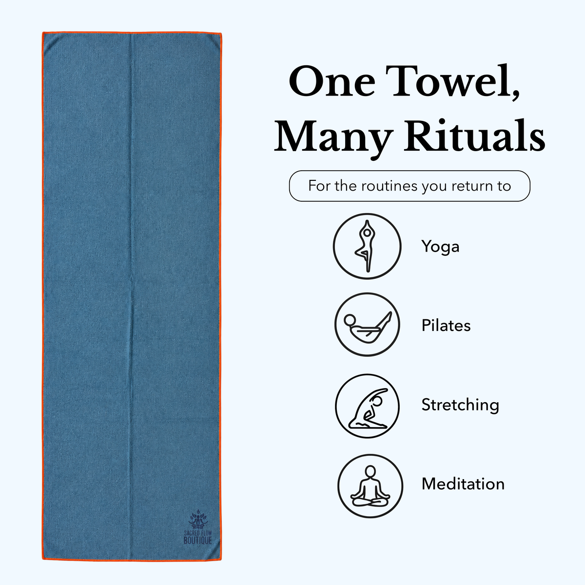 Flow Yoga Mat Towel