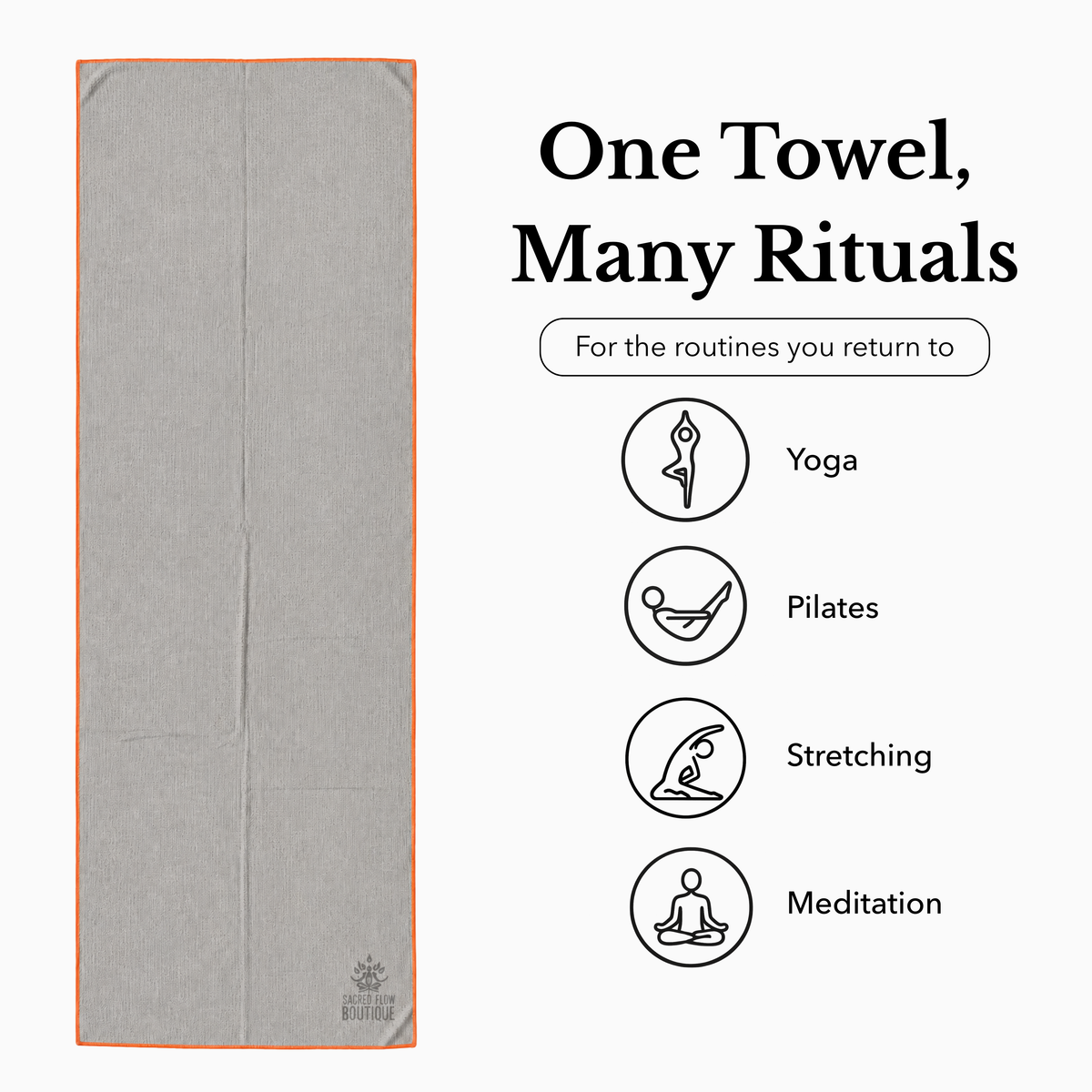 Flow Yoga Mat Towel