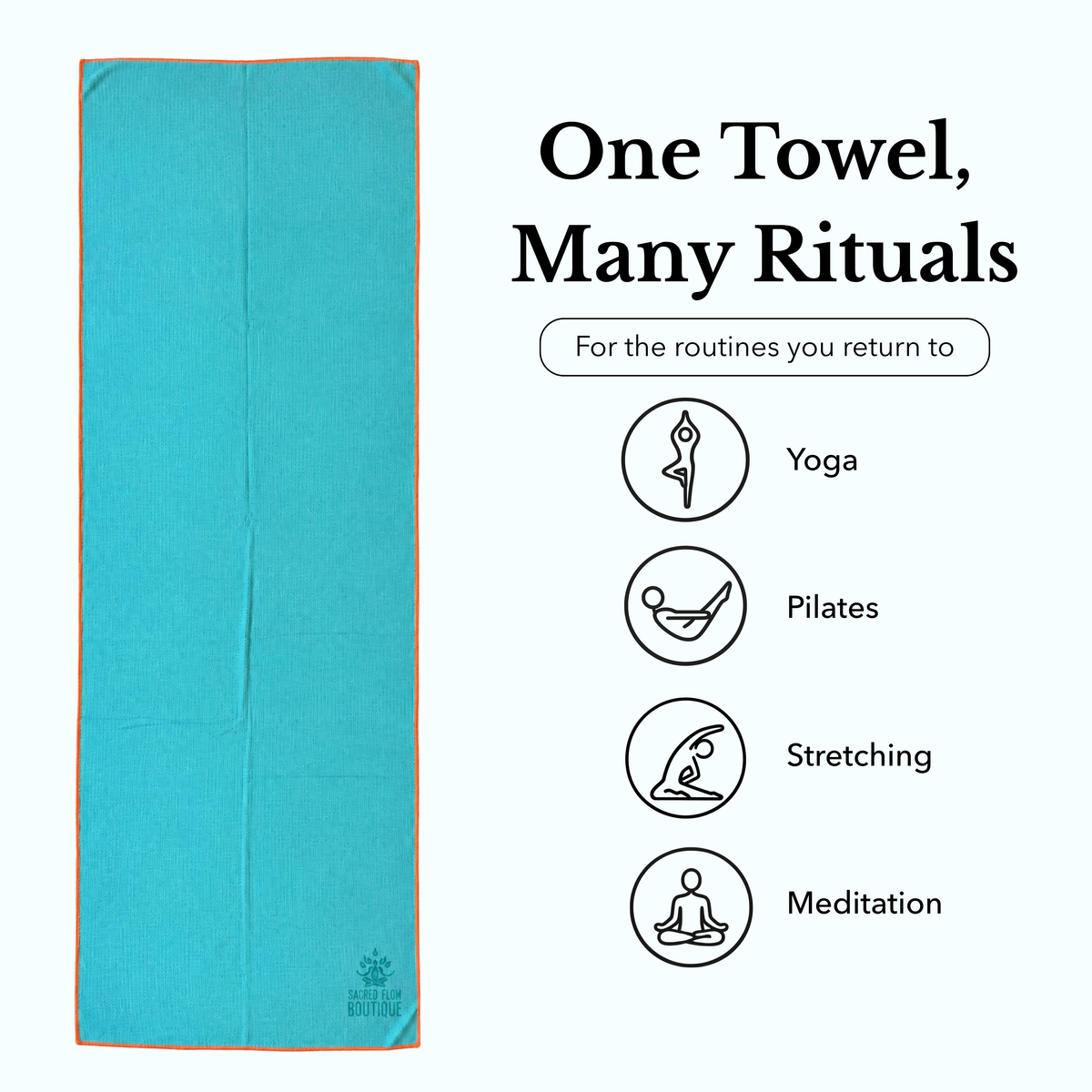 Flow Yoga Mat Towel
