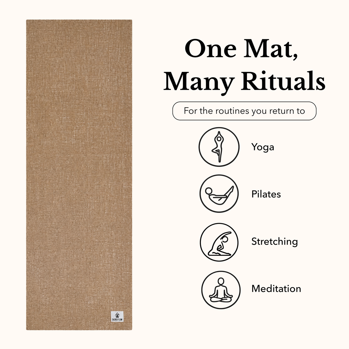 Natural Jute Yoga Mat