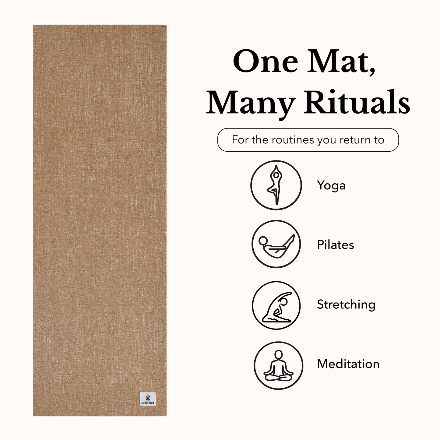 Natural Jute Yoga Mat