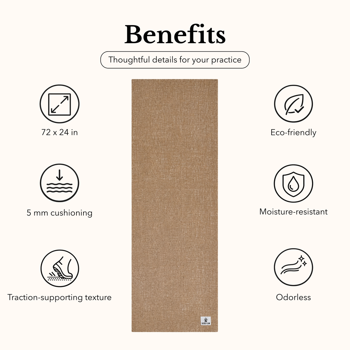 Natural Jute Yoga Mat