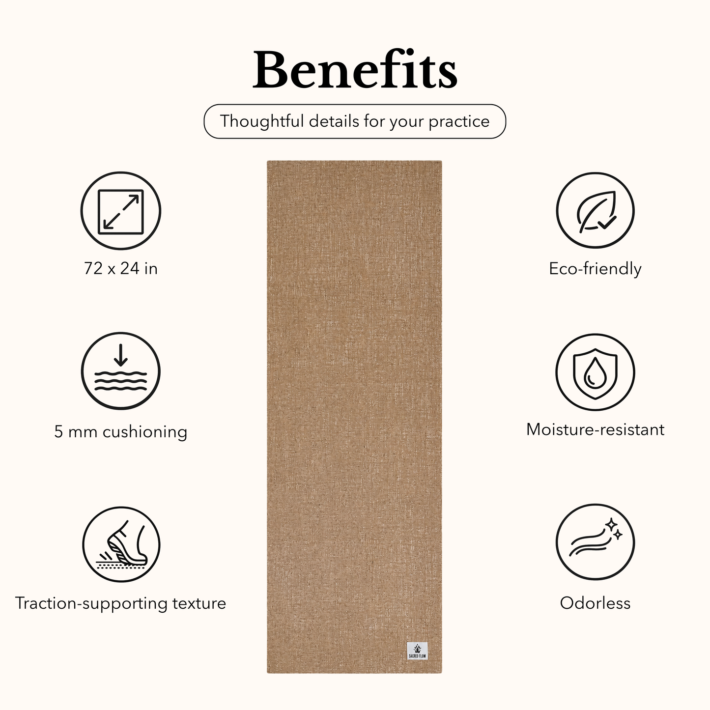 Natural Jute Yoga Mat