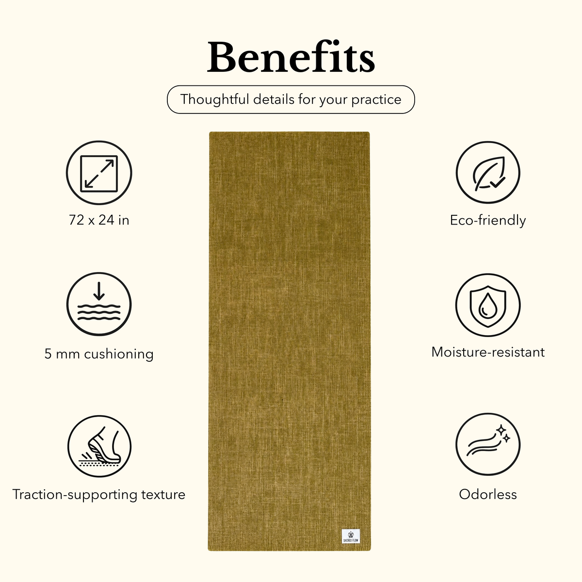 Natural Jute Yoga Mat