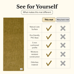 Natural Jute Yoga Mat 42