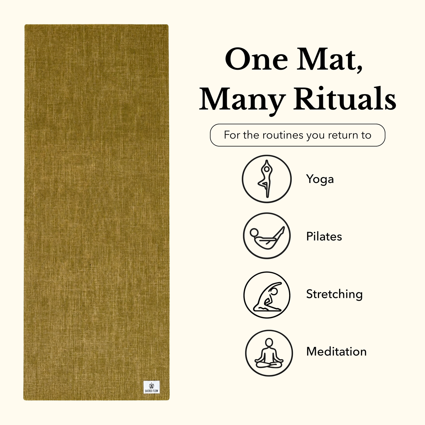 Natural Jute Yoga Mat