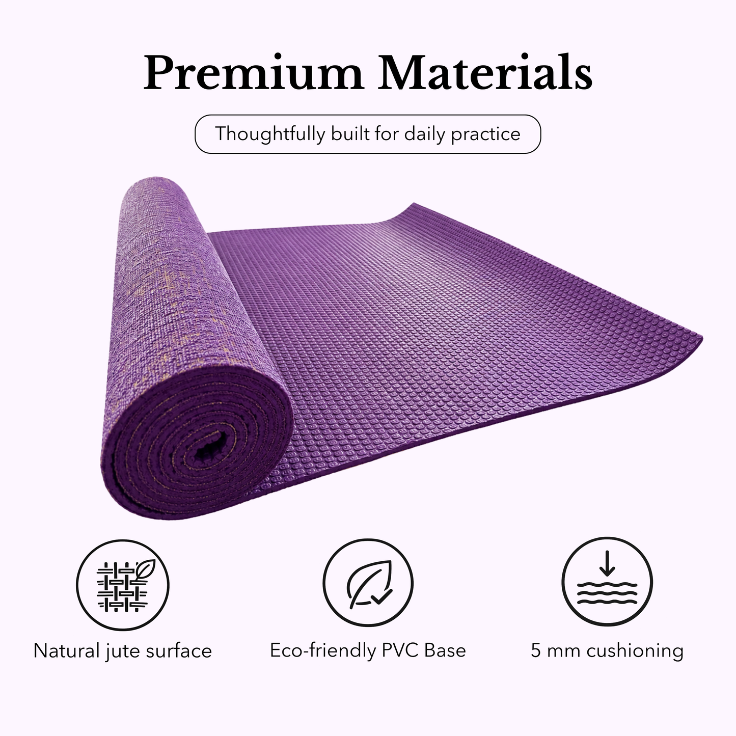 Natural Jute Yoga Mat