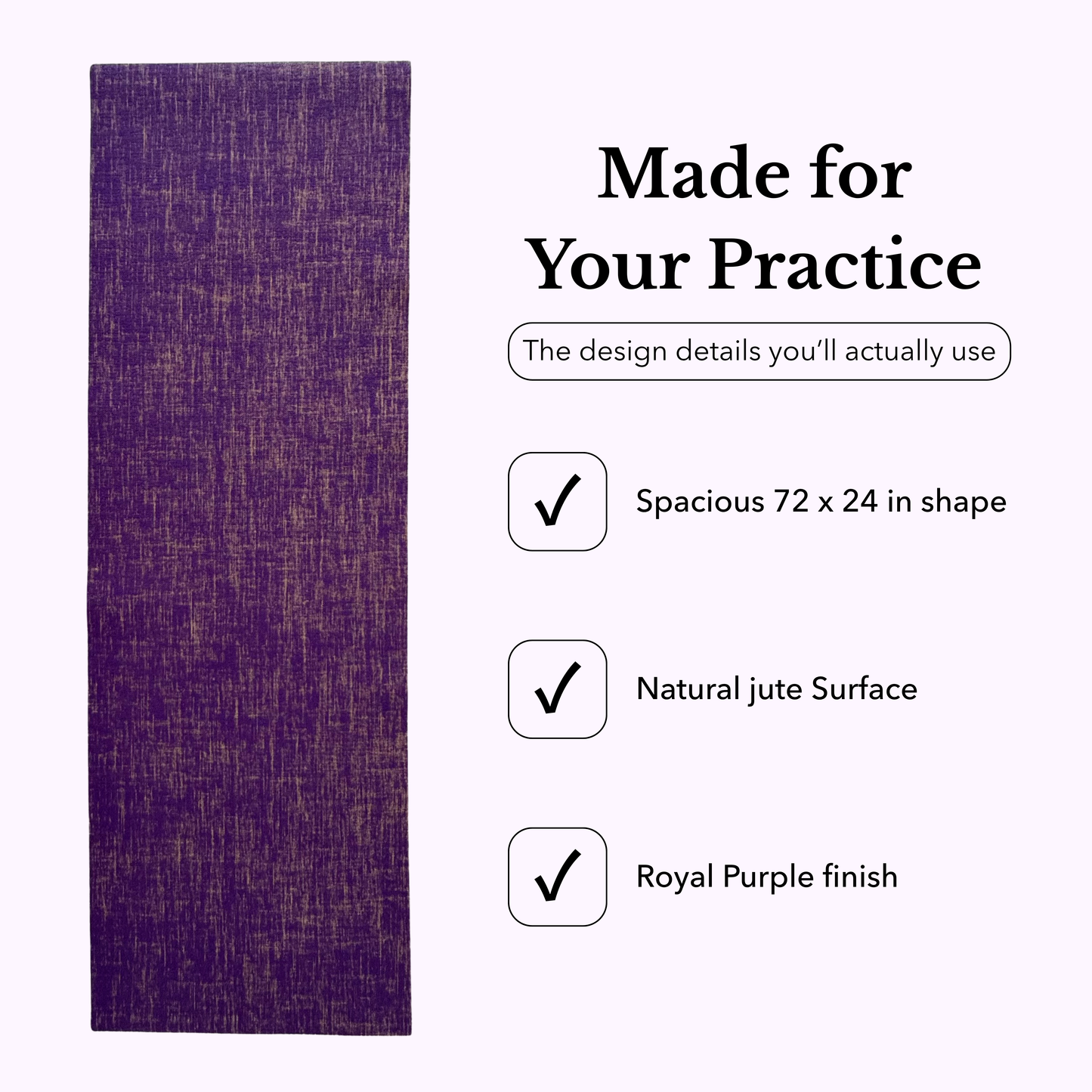 Natural Jute Yoga Mat