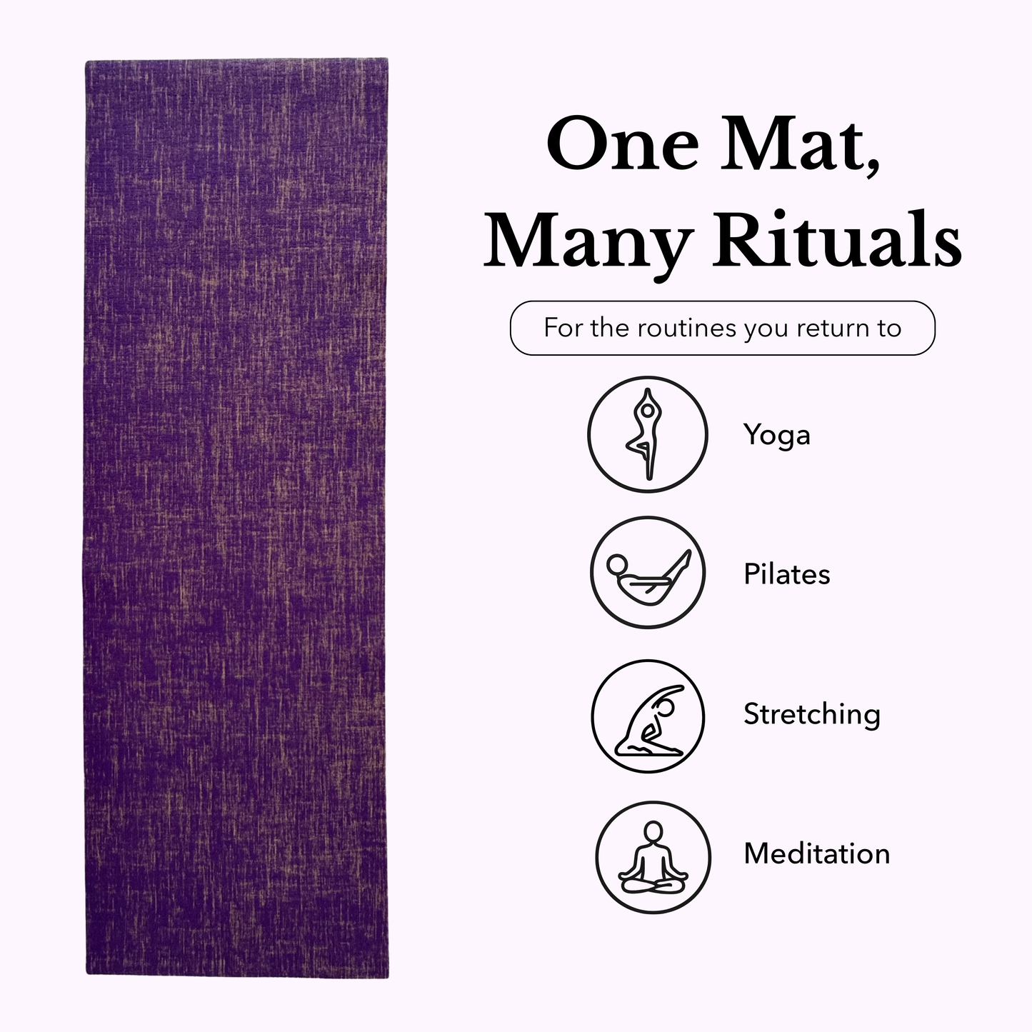 Natural Jute Yoga Mat