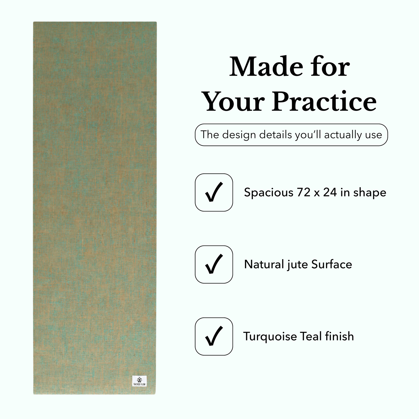 Natural Jute Yoga Mat