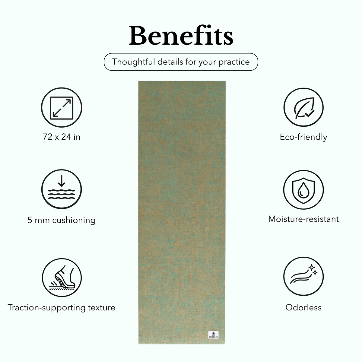 Natural Jute Yoga Mat