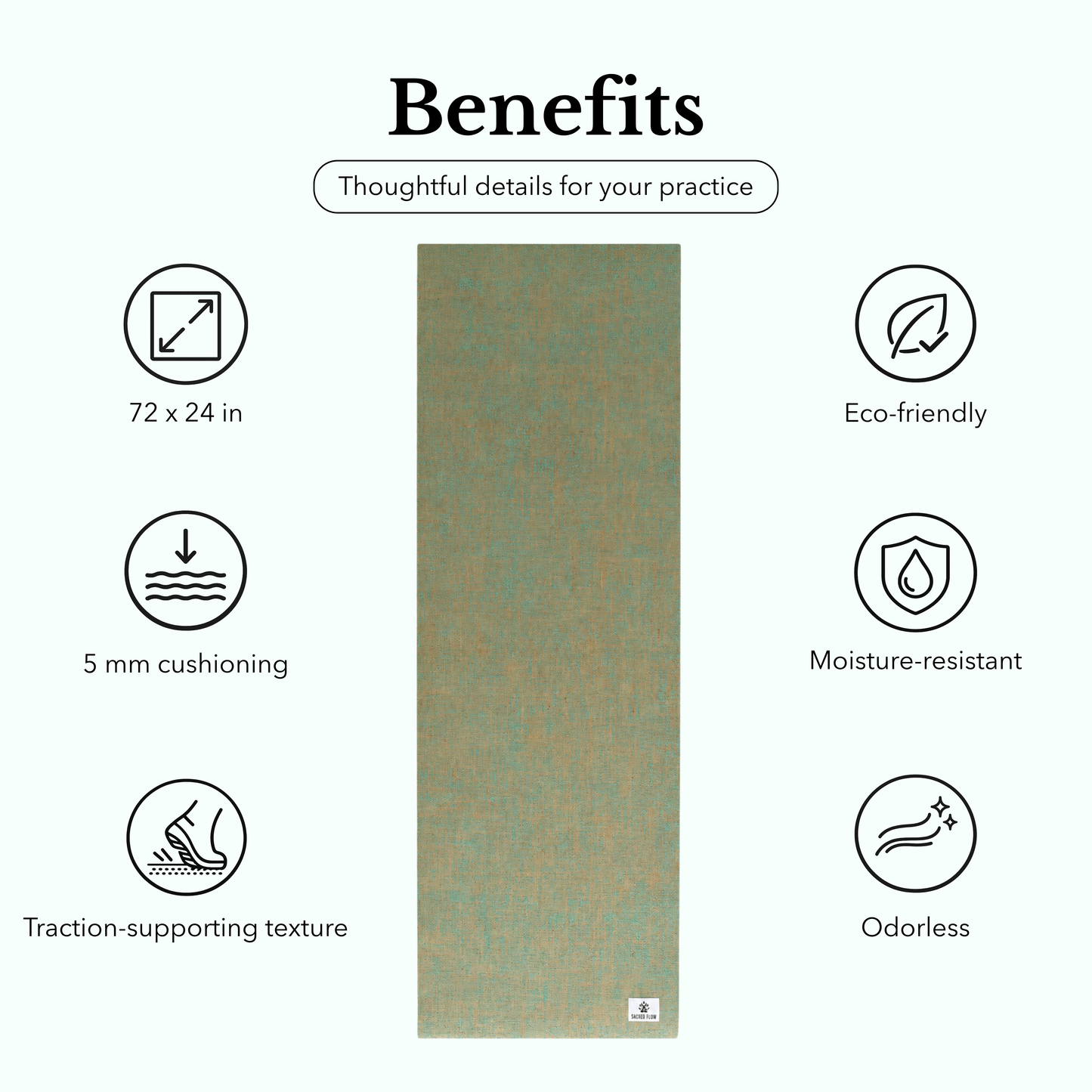 Natural Jute Yoga Mat