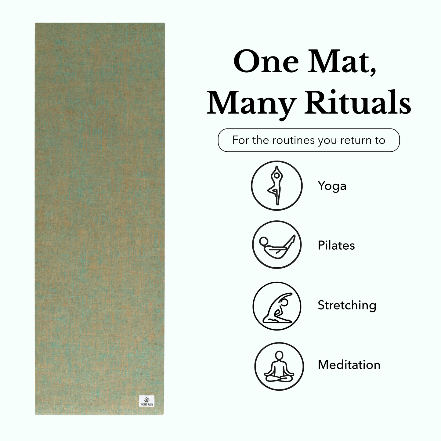 Natural Jute Yoga Mat