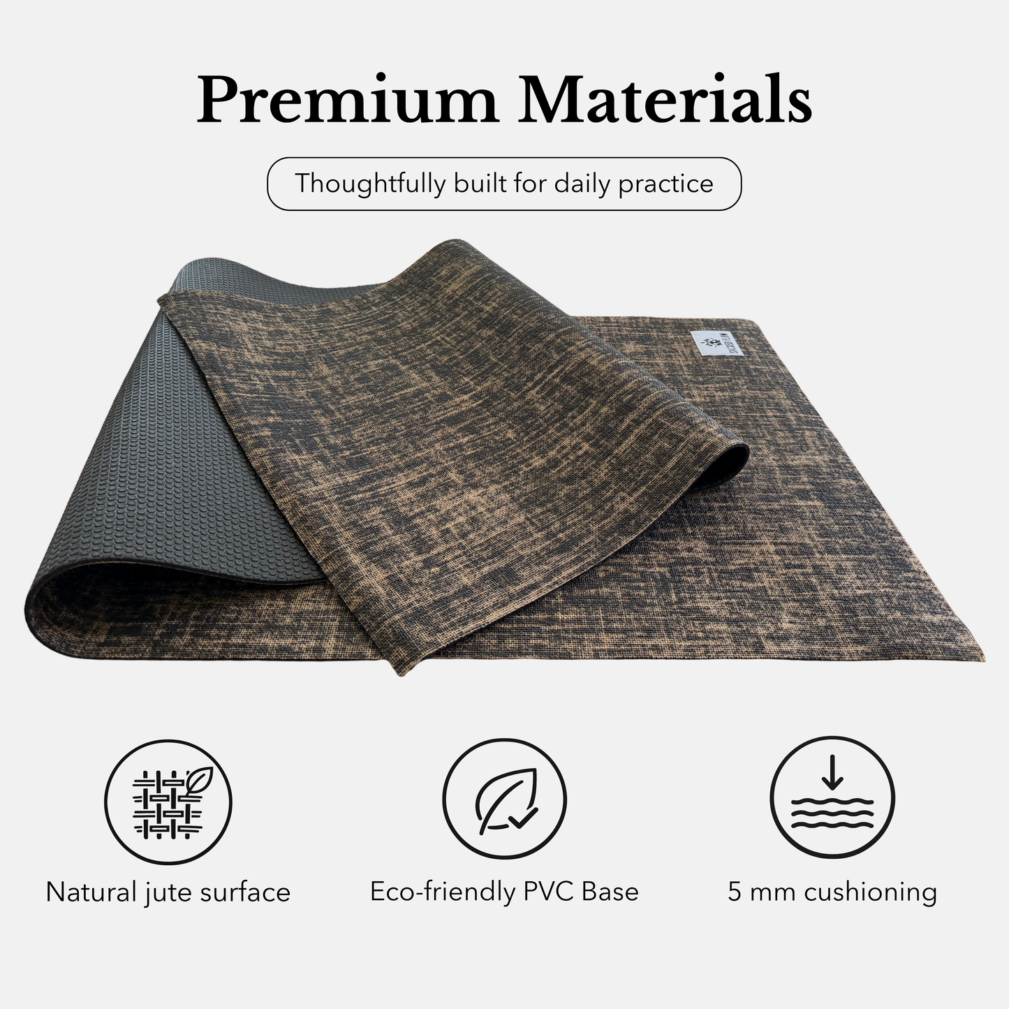Natural Jute Yoga Mat