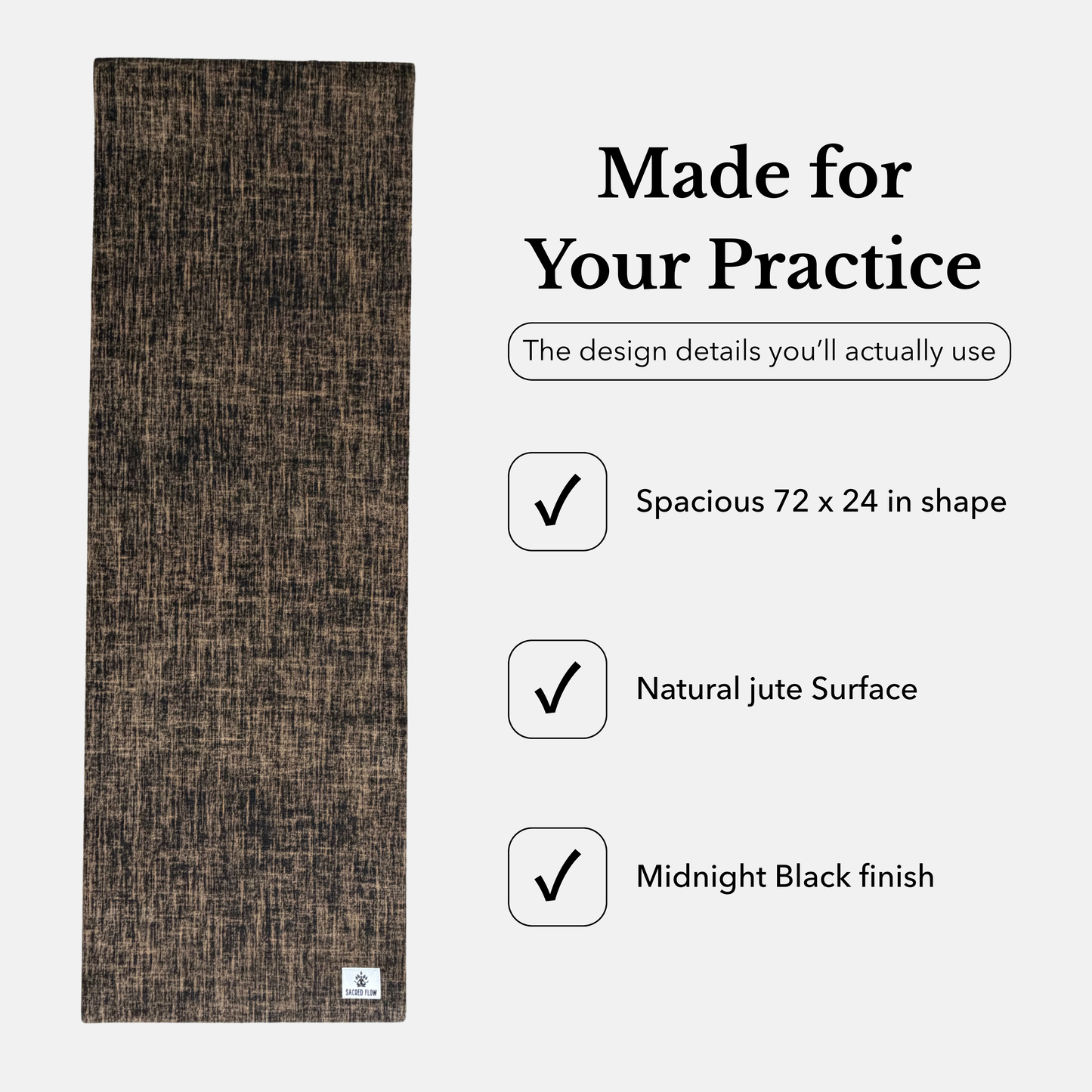 Natural Jute Yoga Mat