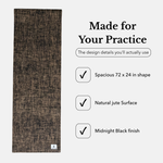 Natural Jute Yoga Mat 67