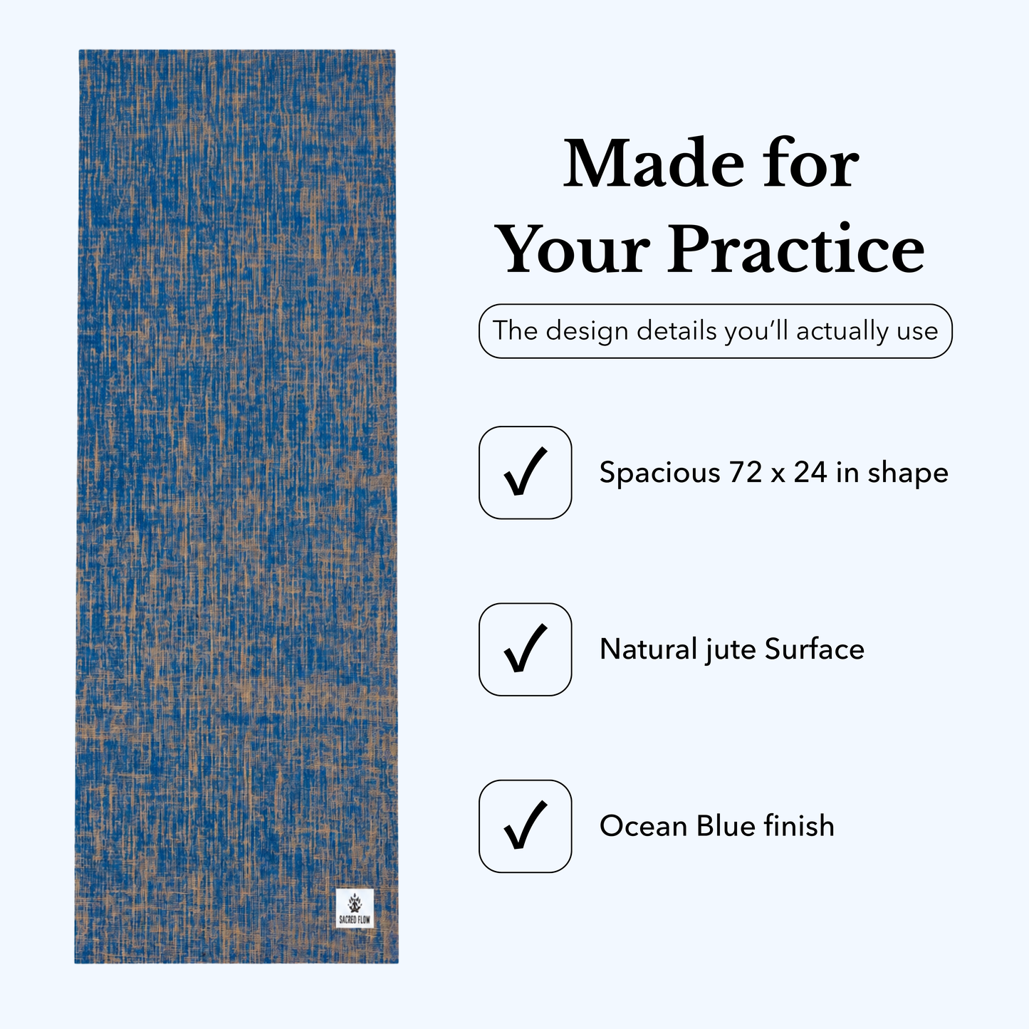 Natural Jute Yoga Mat
