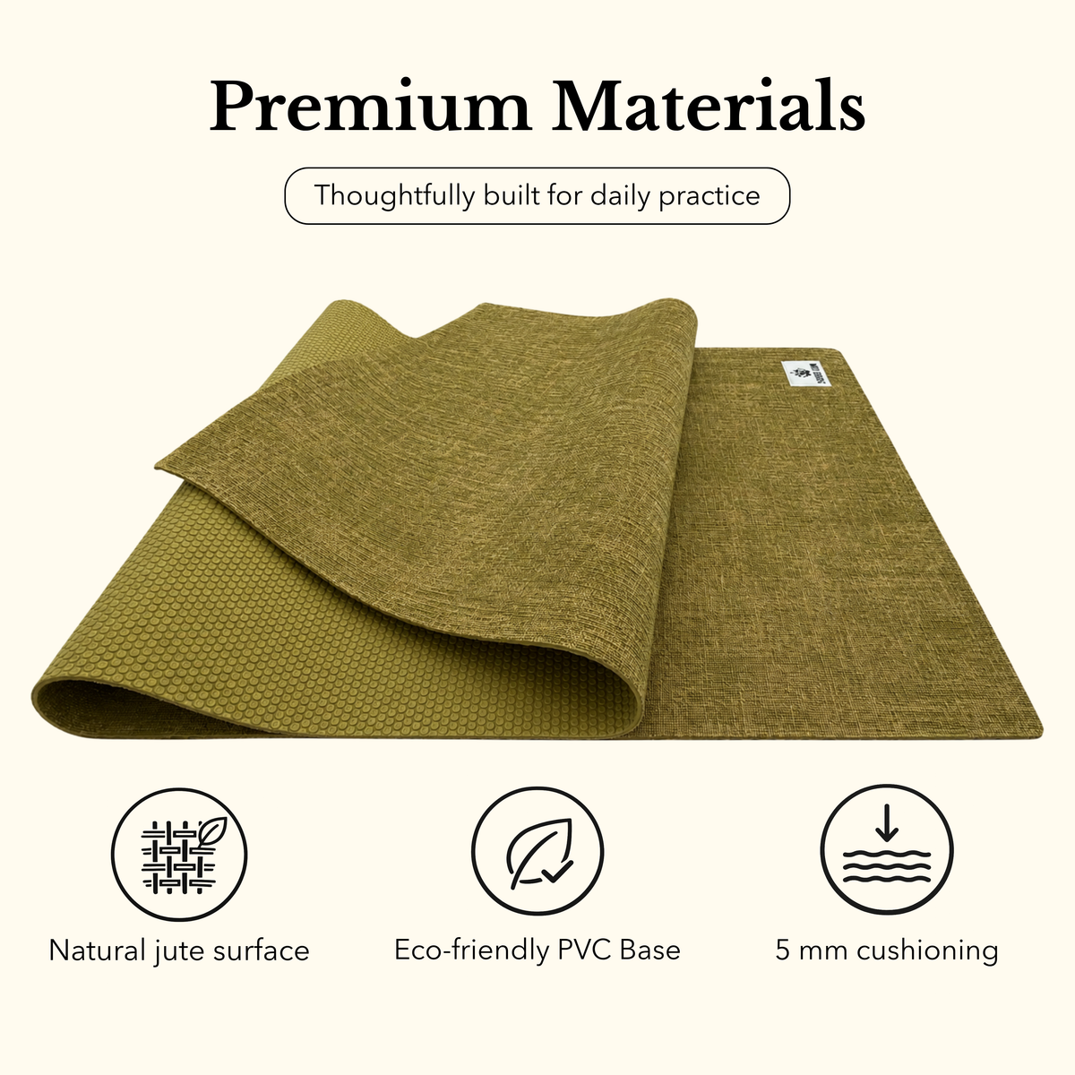 Natural Jute Yoga Mat