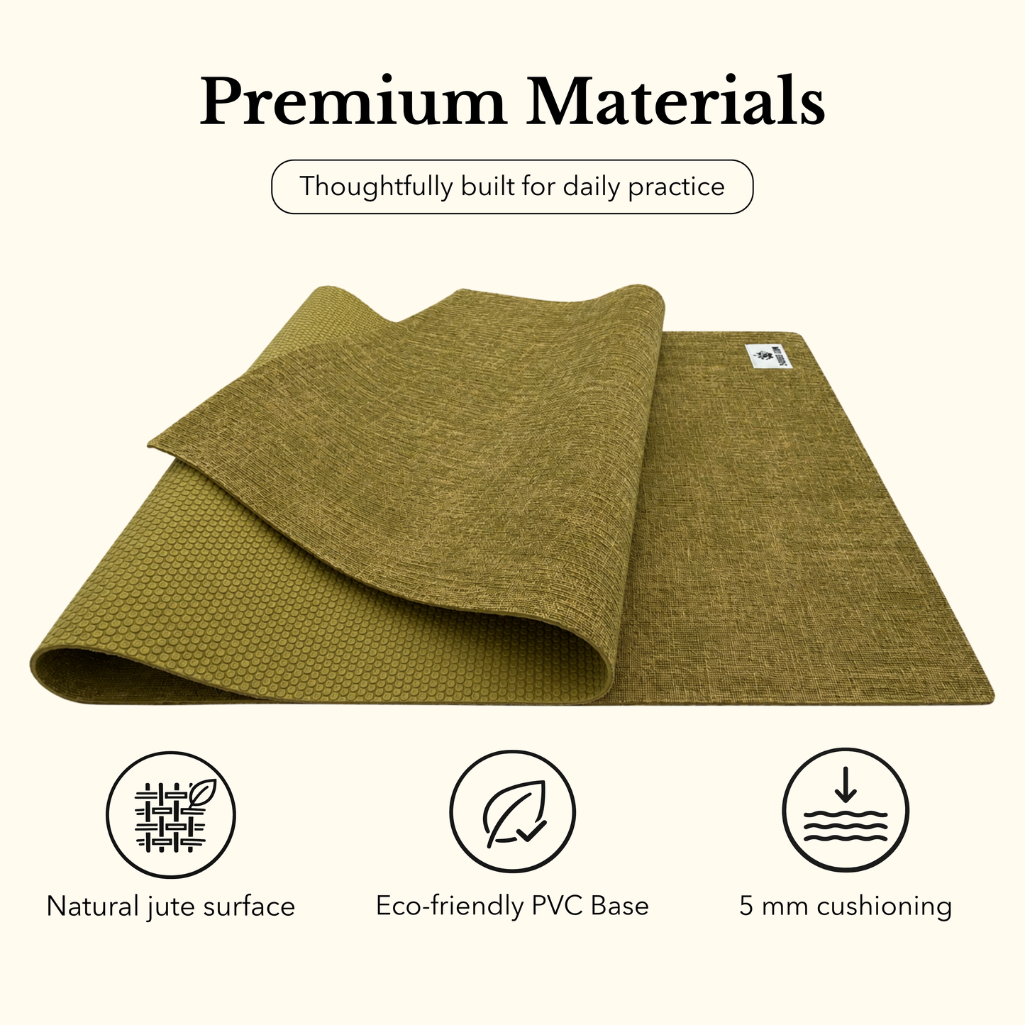 Natural Jute Yoga Mat