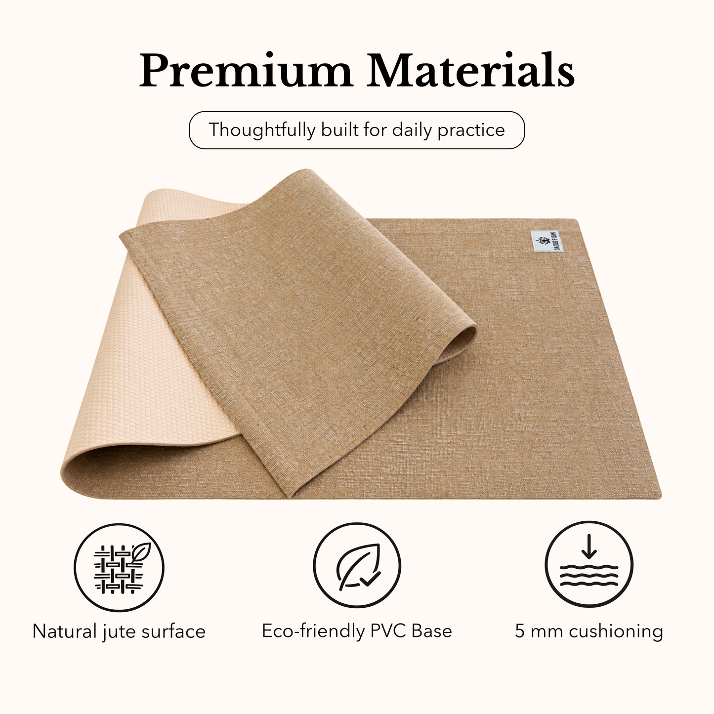 Natural Jute Yoga Mat