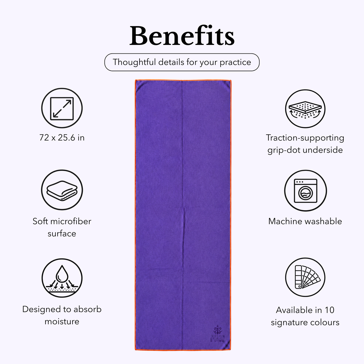 Flow Yoga Mat Towel