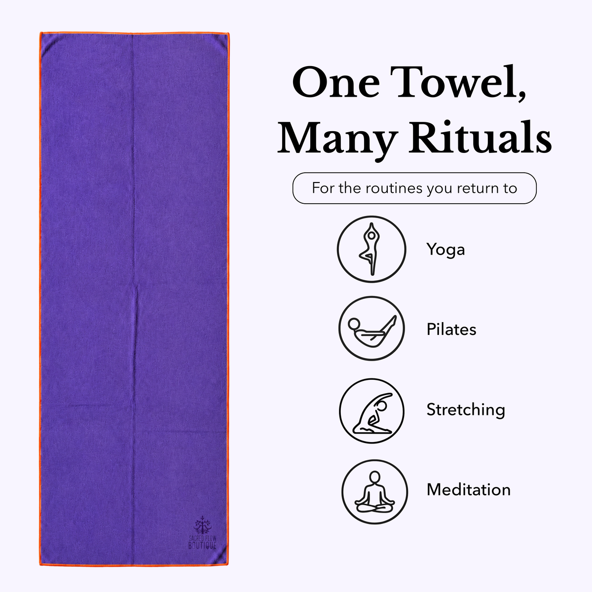 Flow Yoga Mat Towel